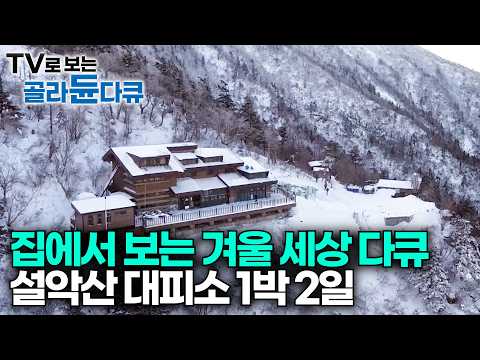 폭설로 오도 가도 못하는 상황. 설악산 대피소에서 하룻밤 어떤지 봤더니｜하나뿐인 지구｜#골라듄다큐
