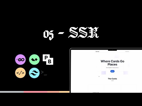 Build a Simple Full-stack App with Golang in 2 Hours! ( 05 - Server Side Rendering  )