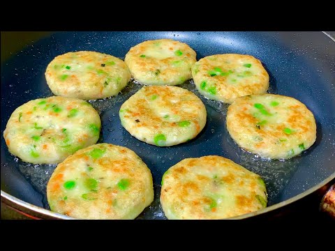 Potato cakes are so delicious this way, crispy on the outside, tender on the inside, soft, glutinous