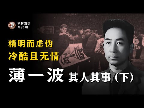 精明而虚伪，冷酷且无情 —— 薄一波其人其事 （下）