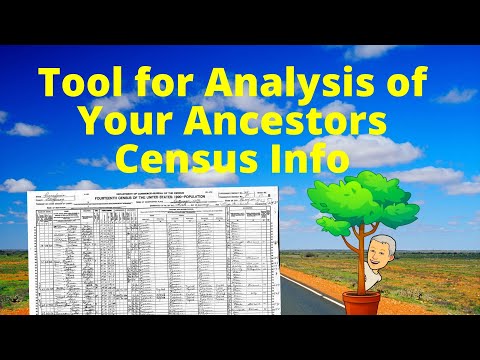 Free Genealogy Tool for Analyzing Census Data