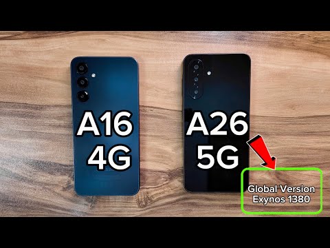 Samsung Galaxy A16 4G vs Samsung Galaxy A26 5G