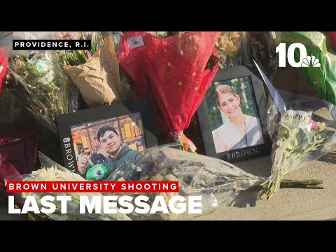 Brown University student shares last text from friend killed in shooting