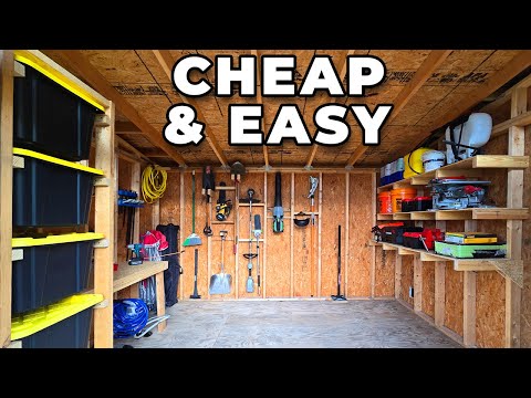13 Simple Shed Storage Ideas