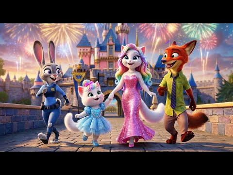 Mama Cat Works Hard to Meet Nick & Judy Zootopia 2 for Kitten's Dream Comes True  🐾🎢✨ | AI Cat Story