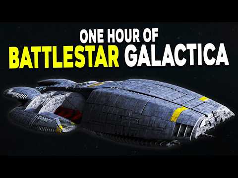 ONE HOUR of BATTLESTAR GALACTICA Starships Lore and Information - Sci-Fi Explained!