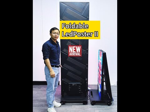 Foldable LedPoster II - 1.5mm COB Version
