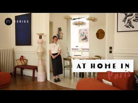 At Home in Paris: A Playful Artist Apartment Full of Color and Craft