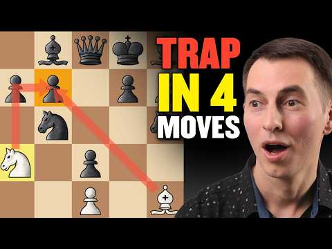 Even Grandmasters MISSED This TRAP In The Jobava London System