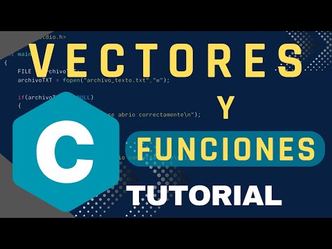 Programación en C: Vectores y funciones | parámetros de tipo vector
