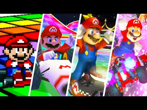 Evolution of Rainbow Road (1992-2025)