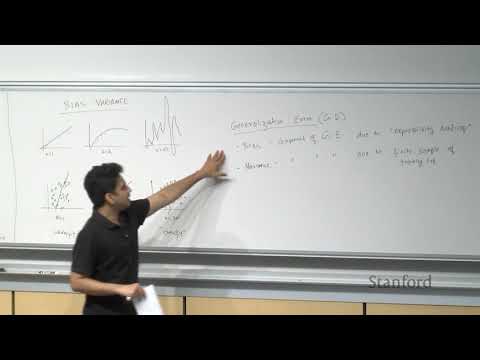 Stanford CS229: Machine Learning | Summer 2019 | Lecture 12 - Bias and Variance & Regularization