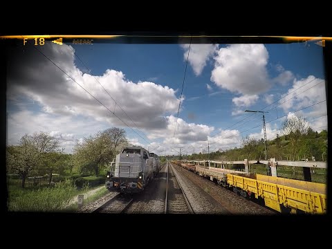 Führerstandsmitfahrt RE 8 Würzburg Hbf - Stuttgart Hbf (BR 145)