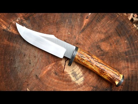 Making a hunting knife from a file