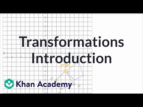 Introduction to transformations | Transformations | Geometry | Khan Academy
