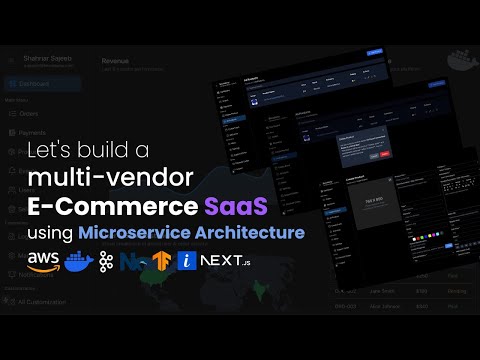 Let's build a multi-vendor E-Commerce SaaS by using Microservice Architecture, ImageKit | part (1/3)