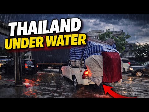 Bangkok Flood Today (Sept 6, 2025) 🌧️ Heavy Rain & Flash Floods in Thailand part 1