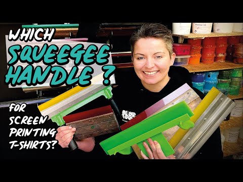 Which squeegee handle for screen printing t-shirts?!