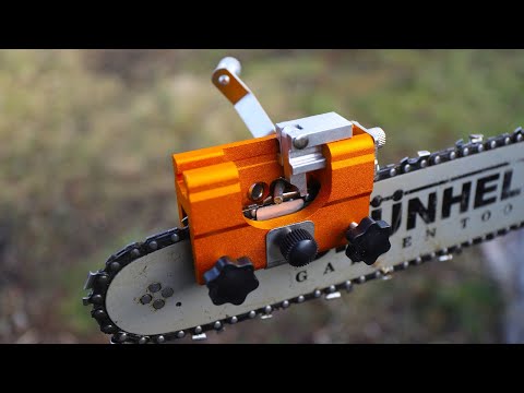 💥POCKET MACHINE for sharpening the SAW. How to quickly sharpen a chain to factory sharpening!