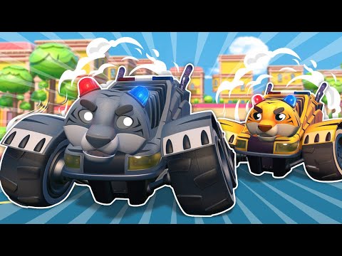 Остановите ЗЛОГО ДВОЙНИКА ТИГРА-ПОЛИЦЕЙСКОЙ МАШИНЫ! - Спасательный отряд машин