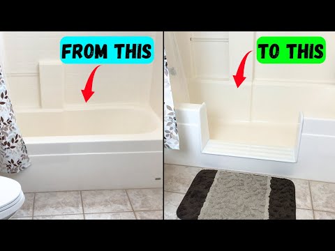 Transform Your Bathtub Into A Walk in Shower Budget-Friendly DIY Project!