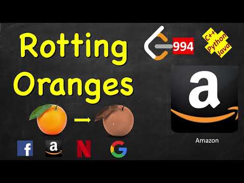 Rotting Oranges | LeetCode 994 | C++, Java, Python