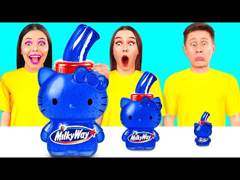 Big, Medium and Small Plate Challenge | Awesome Kitchen Hacks