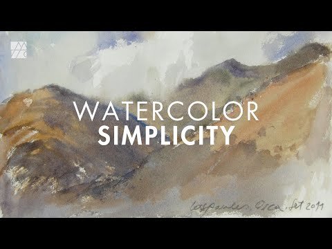 Learning from Manel Plana: Fresh, Glowing Watercolor Landscapes | Andy Evansen