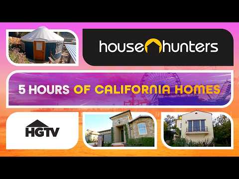 House Hunting in California: 5 Hour House Hunters Marathon Binge | HGTV