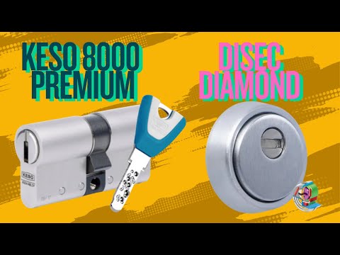 Installation of DISEC Diamond Shield + KESO 8000 Premium Cylinder. Maximum Security for Your Door