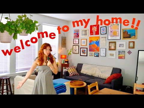 My Artsy, Thrifted, Realistic Apartment Tour!!