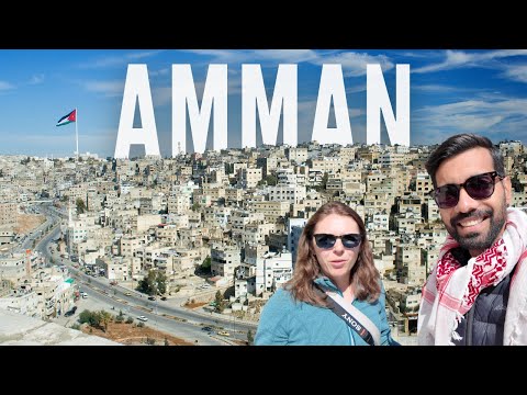 AMMAN, Jordan - Delicious JORDANIAN FOOD & FULL City Tour | Jordan Road Trip travel vlogs | EP 1