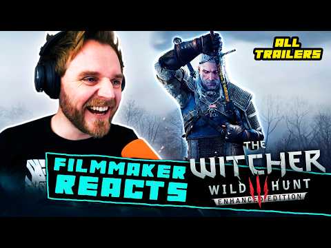 FILMMAKER REACTS: THE WITCHER 3 | ALL CINEMATIC TRAILERS! - KILLING MONSTERS | A NIGHT TO REMEMBER!