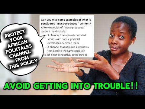 Are AI and African folktales Channels in trouble with the new YPP Update and policy? July 15 update