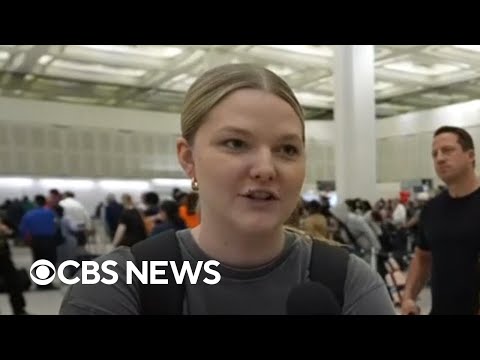 Traveler calls Houston airport lines "mass chaos" as TSA wait times stretch into hours