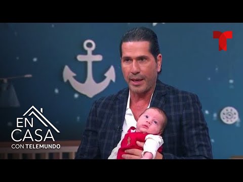 Gregorio Pernía y su familia hablan del nuevo integrante de su familia | En Casa Con Telemundo