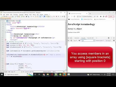 JavaScript array vs. object - why and how to use each