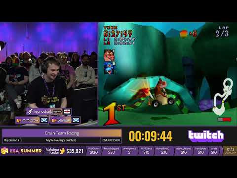 Crash Team Racing [Any% (No Major Glitches)] by hypnoshark - #ESASummer24