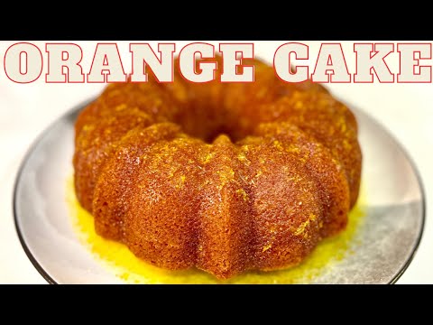 Moist Orange Cake with Citrus Orange Glaze 🍊| SECRET INGREDIENT 🔥