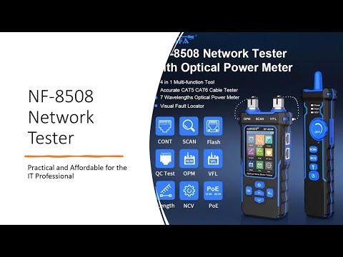 NF 8508 Handheld Optical-Wired Test Equipment:  A deep dive into it's functions.