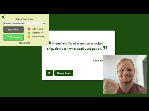 Random Quote Machine (Solution) | FreeCodeCamp