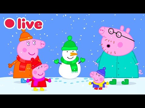 🔴 AO VIVO Peppa Pig 🎄 Episódios de Natal! ❄️ Diversão de Inverno | Peppa Pig em Português Brasil