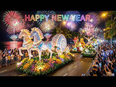 Phu Quoc New Year Parade 2026 (4K) | Spectacular New Year Celebration in Vietnam 🎆🌴