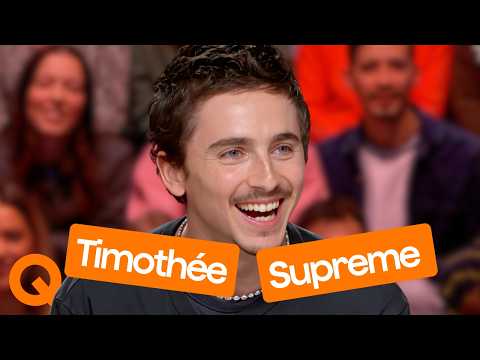 Timothée Chalamet, our "American friend", is on Quotidien for Marty Supreme