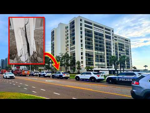 Dangerous Column Cracks Force Hundreds to Flee Beach Condos