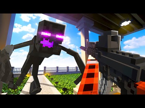 Mutant ENDERMAN Raids My House - Teardown Mods Gameplay