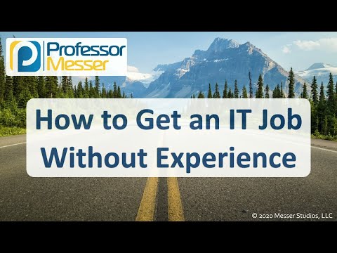How to Get an IT Job Without Experience