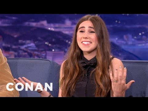 Zosia Mamet on Growing Up With David Mamet | CONAN on TBS