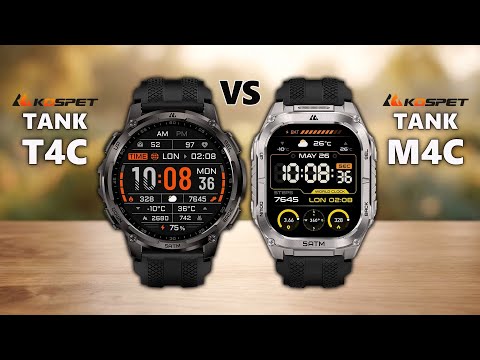 KOSPET TANK T4C vs KOSPET TANK M4C Smartwatch Comparison