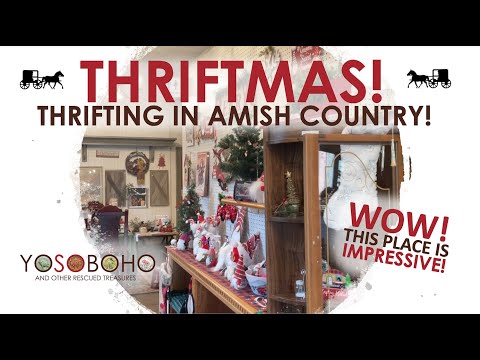 OH, So That's Why! 😳🎄 THRIFTMAS! CHRISTMAS THRIFTING IN AMISH COUNTRY! ⛄️ WOW!